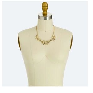 Preston Carved Crescent bib necklace